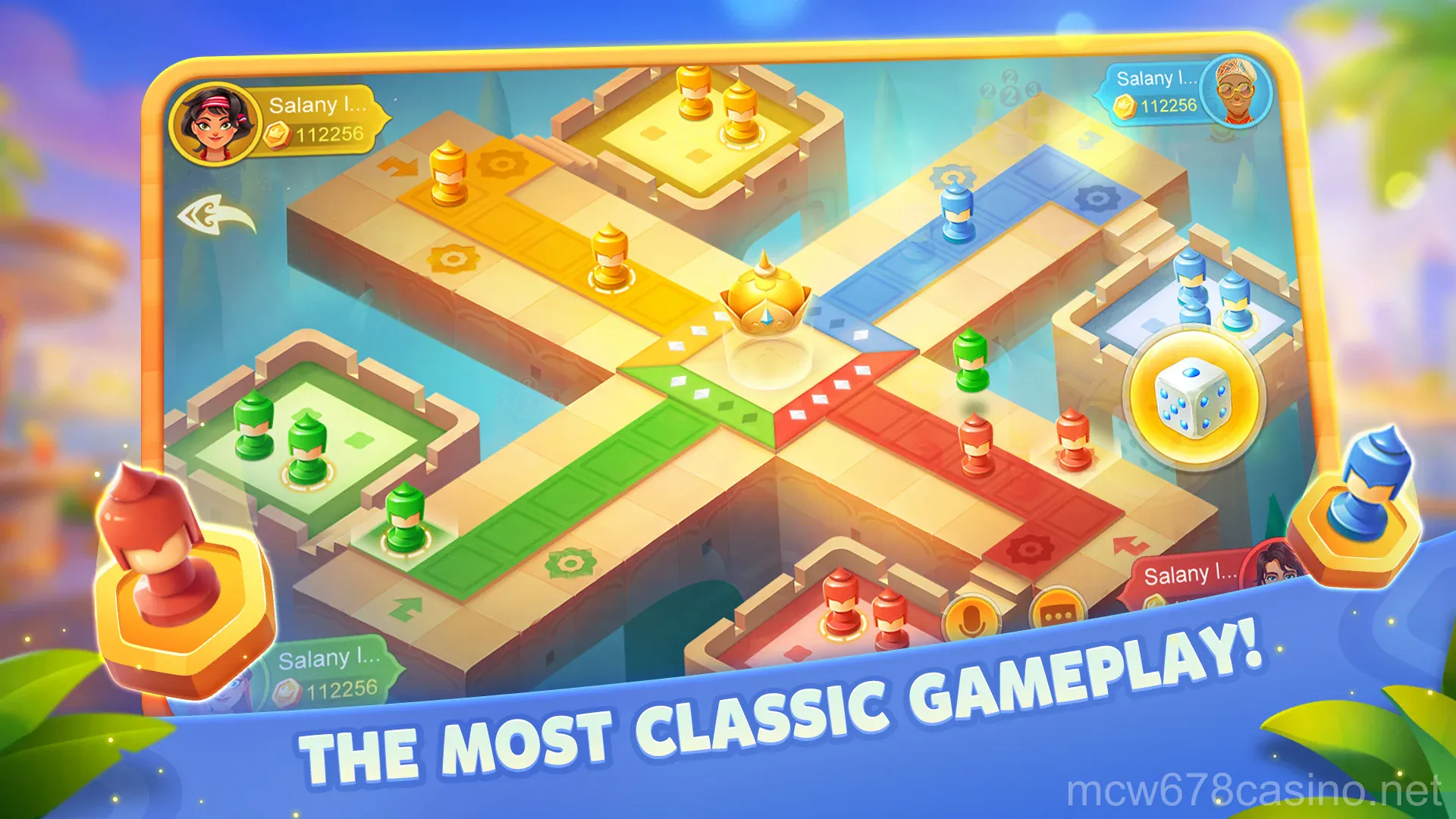 Giao diện trò chơi tại ứng dụng MCW678